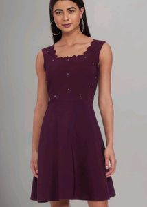 Chic Purple Mini Dress