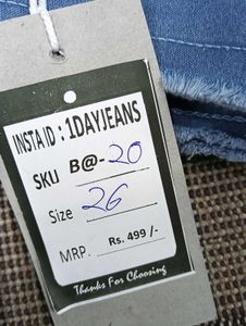 B@20 Size-26 Slim Capri