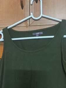 Olive Green Tank Top