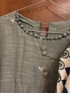 Green Anarkali With Duppata 👗