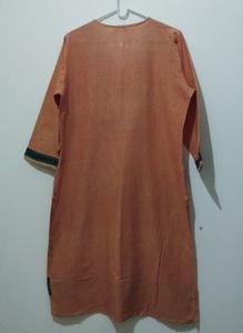 Shree yellow kurta with green and black border