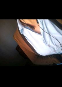 Fitted Light Blue 3/4 Sleeve Blouse