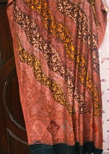 Thred Work & Printed Stole No Damage Like New