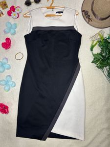 Tommy Hilfigar Black And White Dress