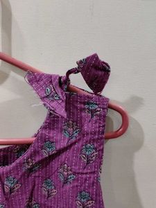 Purple Floral Dress