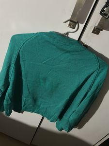 Green Short Winter Shrug