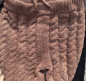 Cozy Knit Drawstring Pants