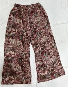 Floral Heavy Work Kurti &amp; Palazzo Set