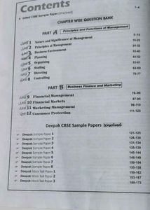 Business Studies Question Bank Class 12