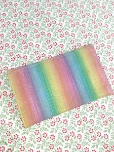 🌈Vibrant Rainbow Shimmer Clutch ₹450 only! ✨👛