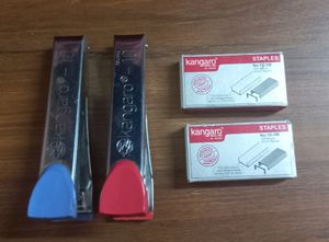 Kangaroo 2 Staplers And 2 Pin Box