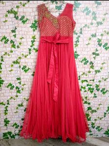 Princess Gown With 2 Dupatta So Heavy