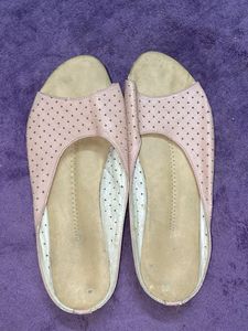 Chic Perforated Pink Flats 38 size