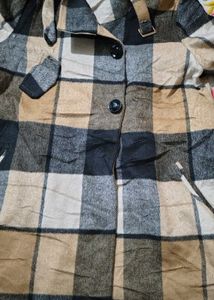 Plaid Coat - Stylish Outerwear