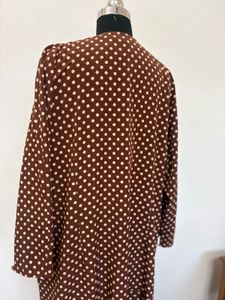Vintage Polka Dot Midi Dress