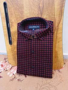 Premium Checkered Men's Casual Shirt