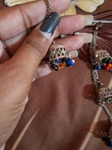 Statement Silver Earrings Set