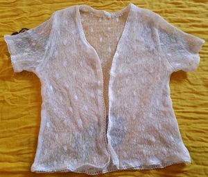 Textured White Top