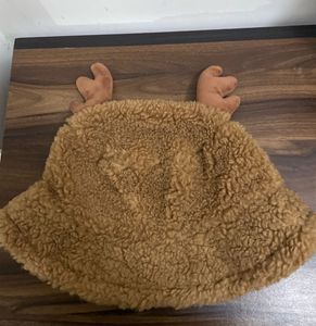 💕Cozy Reindeer Bucket Hat🎩