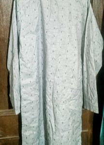 Men&#39;s Light Grey Diwali Kurta