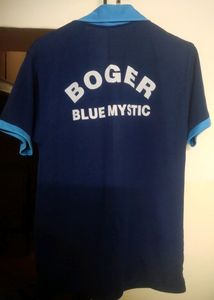 Dark Blue Light Sports T Shirt