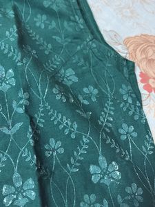 Green Embroidered Kurta Set