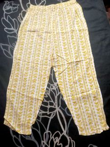 Yellow Printed Kurta Set
