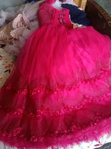 Girls&#39; Pink Party Dress