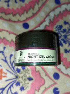 pilgrim night gel cream