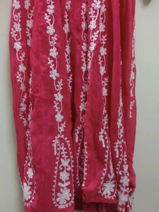 Elegant Pink Embroidered Kurta