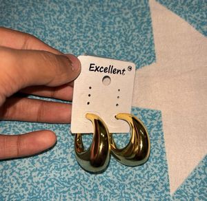 Gold Hoop Earrings