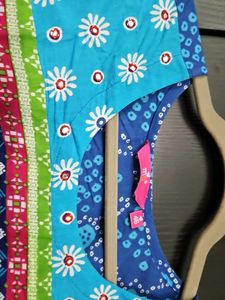 Blue Printed Kurta