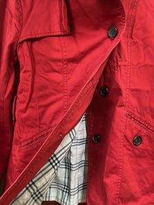 Red Trench Coat for christmas and winter