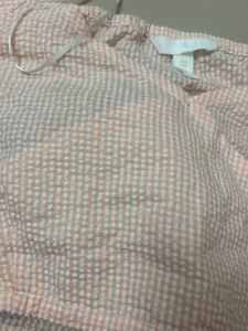 H&amp;M Gingham Crop Top
