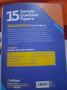 Class 10 Mathematics Sample Papers