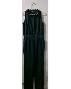 Sassafras Green Party Wear Jumpsuit