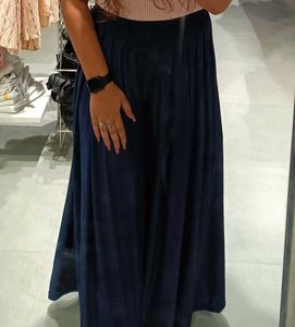 NAVY BLUE PALAZZOSkirt And DRAND New Top 🆓free🥳✨