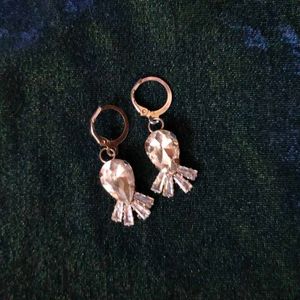 Silver Crystal Earrings