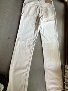 White Straight Leg Jeans