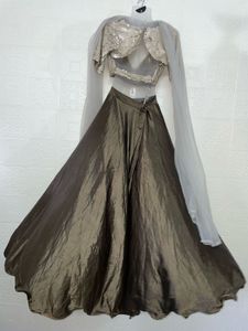 SATIN LEHENGA CHOLI