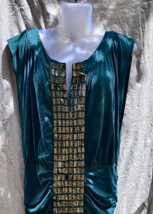 SEXIEST EMERALD GREEN RUCHED BODYCON