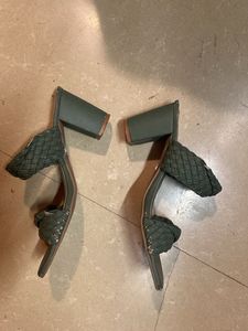 INC.5 Woven Heeled Mules