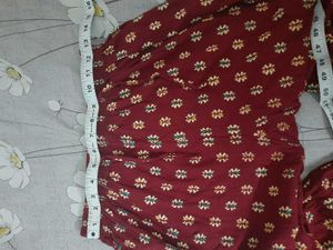 Maroon palazzo..