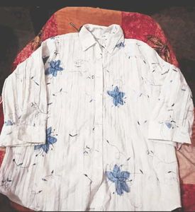 1 शर्ट बटन वाली खुल्ली ढुल्ली पूरी बाजू button