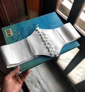 White Corset Belt