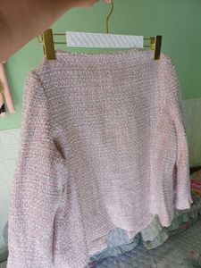 Elegant Tweed Style Jacket