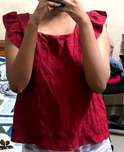 Red shein top