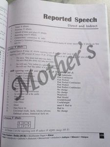 English (Language And Comprehension) MOTHER&#39;S