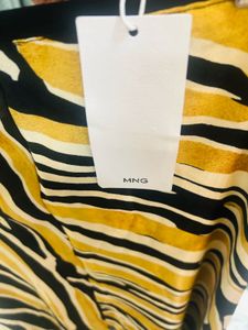 Mango Animal Print Skirt