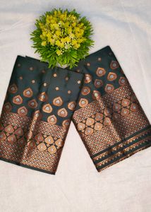 Assamese Mix pat Machine Made Mekhela Sador